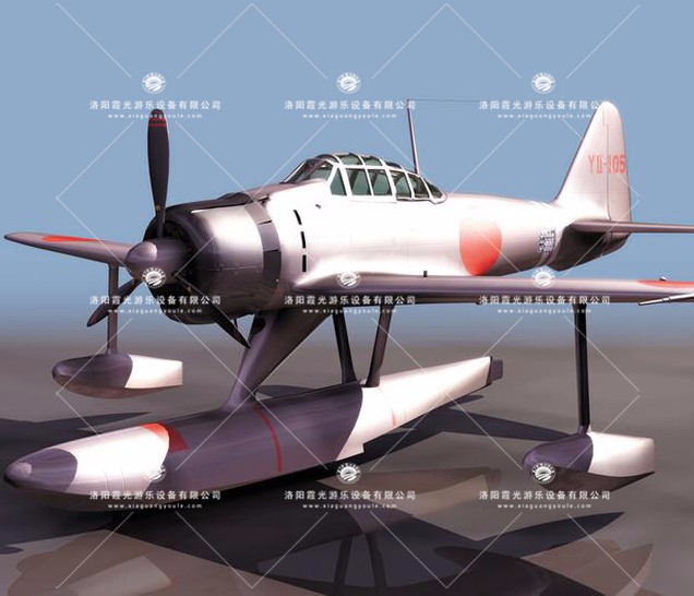 老城3D模型飞机