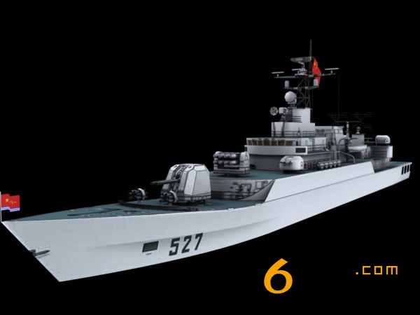 老城3d护卫舰模型